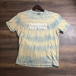 OVO Tie-Dye TEE - Blue and Cream